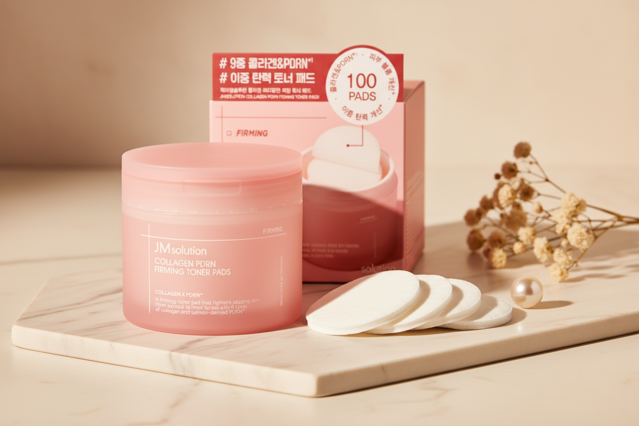 JMsolution COLLAGEN PDRN FIRMING TONER PADS product image